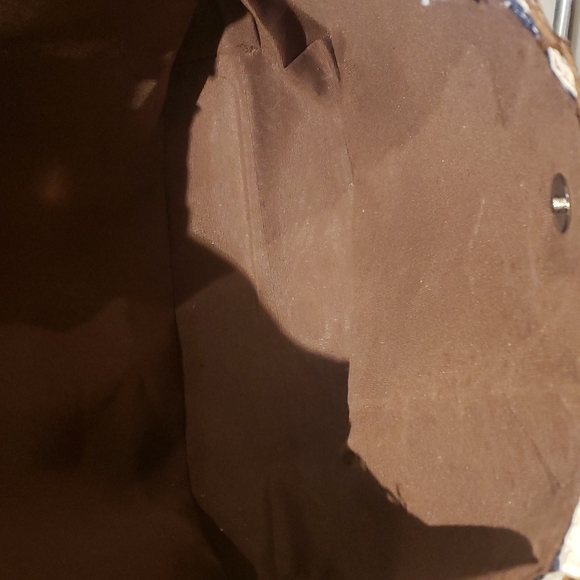 Summer beach vibe purse blue and brown - Picture 6 of 11